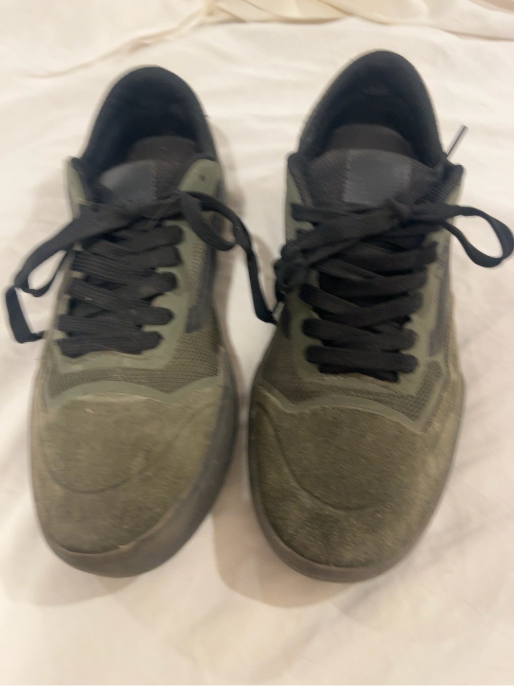 Vans 721356 UltimateWaffle Skate Shoes Olive Green Black Men’s 6 Women’s 7.5